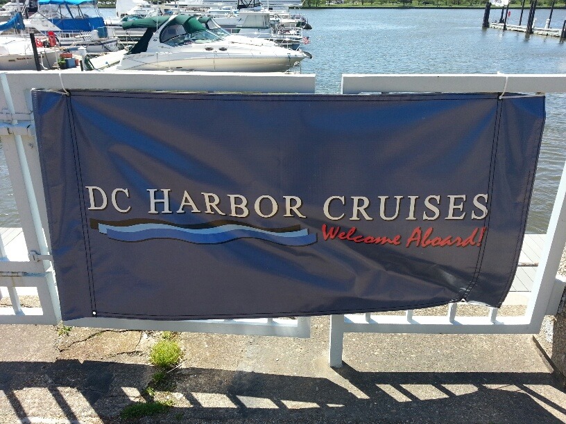 DC Harbor Cruise Sign
